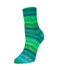 Rellana Flotte Socke 4f. Melody 3023 - groen, blauw, petrol