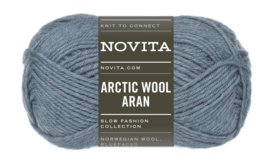 Novita Arctic Wool Aran - 124 Ground ice