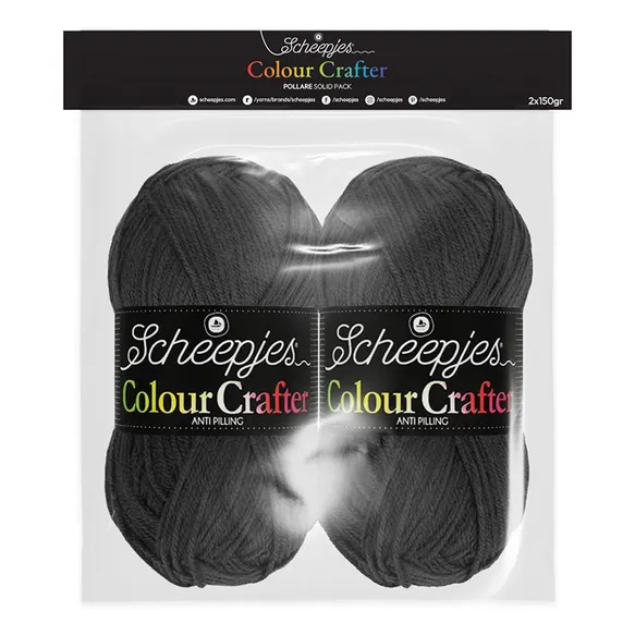 Scheepjes Colour Crafter Solid Pack 2x150g- Pollare