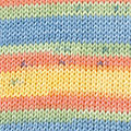 Katia Le Bambou 100 - Pastel geel-Licht oranje-Pastel blauw-Licht groen