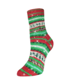 Rellana Flotte Socke 4f. Christmas Metallic