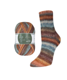 Rellana Flotte Socke 4f. Melody 3021 - grijs-beige kastanje