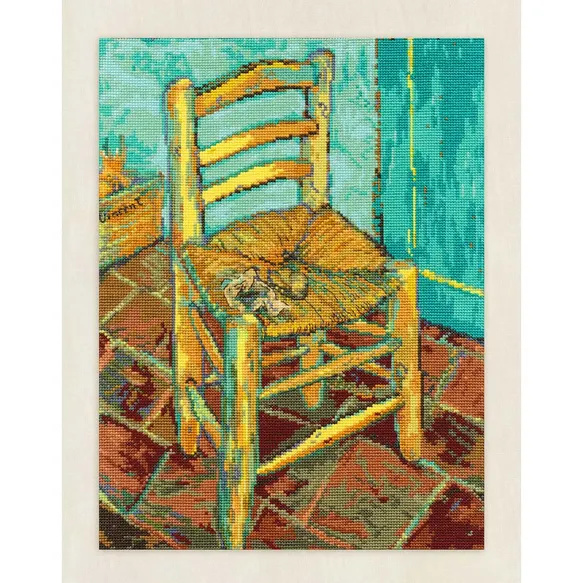 DMC Kruissteek kit Vincent's chair - Museum Collectie