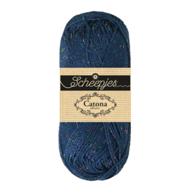 Scheepjes Catona Shine - 527 Midnight - Rainbow