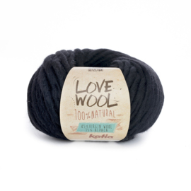 Katia Love Wool 108 - Zwart