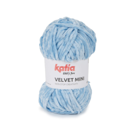 Katia Velvet Mini 219 - Licht hemelsblauw