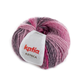 Katia Azteca 7857 Bleekrood-Grijs