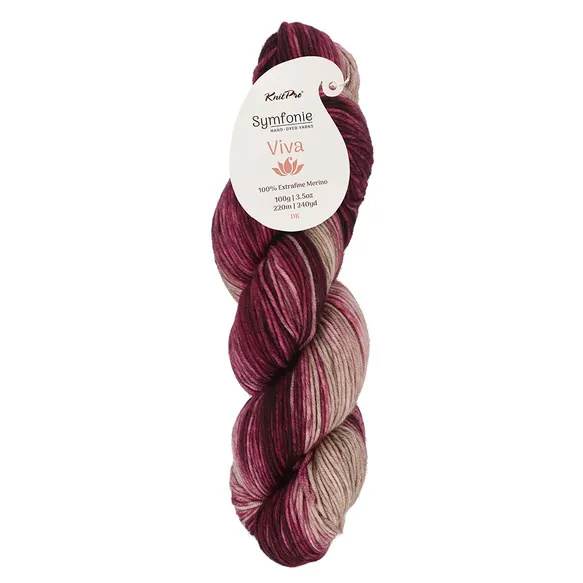 Symfonie Viva variegated - VR1007 Cafe Rose