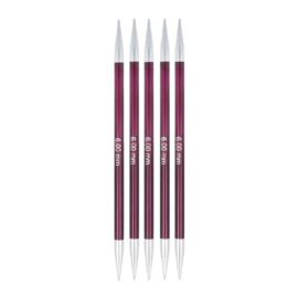 KnitPro Zing Sokkennaalden 20cm 6.00mm