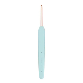 KnitPro Vybe Haaknaald aluminium 3.75mm roségoud
