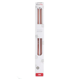 KnitPro Zing Breinaalden met knop 40cm 5.50 mm