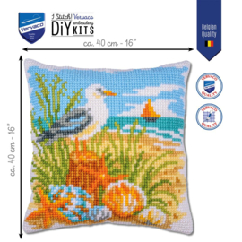 Vervaco Kruissteekkussen kit Ocean breeze