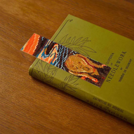 DMC Kruissteek kit boekenlegger The Scream - Masters collectie