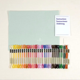 DMC Kruissteek kit Dogs in the garden