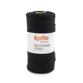 Katia Macramé Cord 119 - Zwart