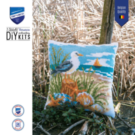 Vervaco Kruissteekkussen kit Ocean breeze