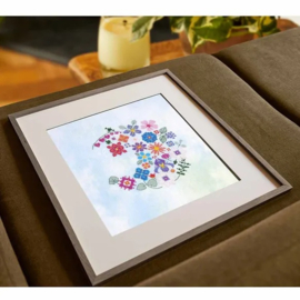 DMC Kruissteek kit Floral Moon