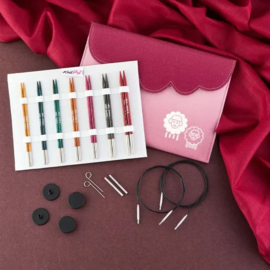 KnitPro Dreamz Speciaal verwisselbare breipunten 10cm set Midi