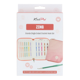 KnitPro Zing haaknaaldenset 2.00-6.00mm Grande