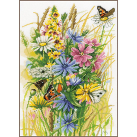 Lanarte Telpakket kit Wilde bloemen en vlinders