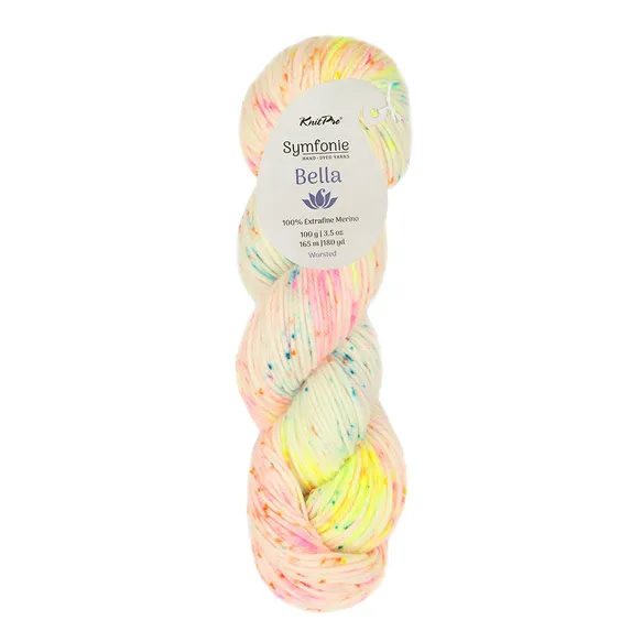 Symfonie Bella variegated - VR4020 Neon Confetti