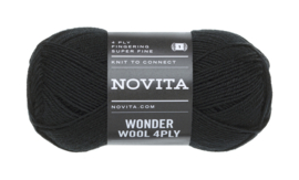 Novita Wonder Wool 4PLY - 0901 ääretön