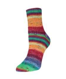 Rellana Flotte Socke 4f. Melody 3024 - geel-oranje rood-groen