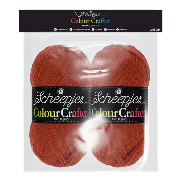 Scheepjes Colour Crafter Solid Pack 2x150g- Breda