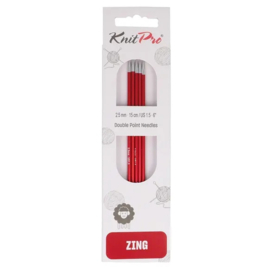 KnitPro Zing Sokkennaalden 20cm 2.50mm