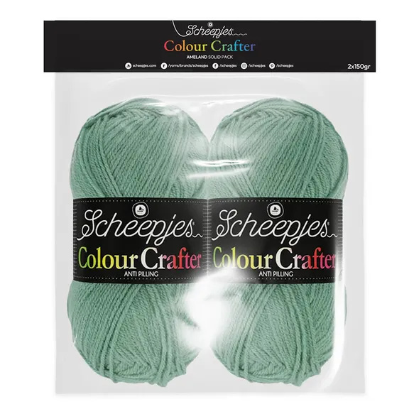Scheepjes Colour Crafter Solid Pack 2x150g- Ameland