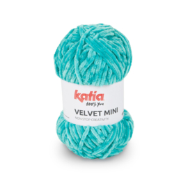 Katia Velvet Mini 208 - Water blauw