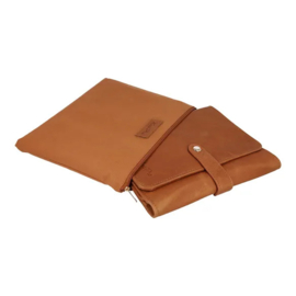 KnitPro Velora Rondbreinaaldenetui leer bruin