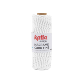 Katia Macramé Cord Fine 200 - Wit