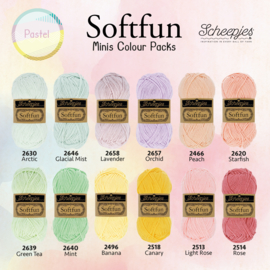 Scheepjes Softfun colour pack  Pastel