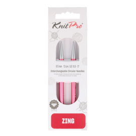 KnitPro Zing verwisselbare breipunten 6.50mm