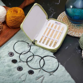 KnitPro Bamboo verwisselbare naaldenset starter