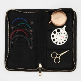 KnitPro Coal kabel & accessoire-etui