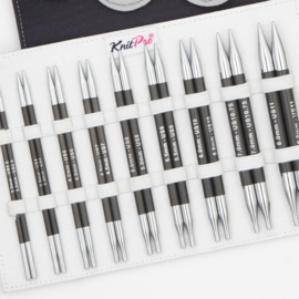 KnitPro Karbonz verwisselbare breipunten 13cm 3-8mm set Deluxe