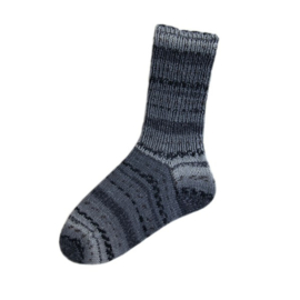 Rellana Flotte Socke 6f. Patagonia Männersache 7044 - Wit/Zwart