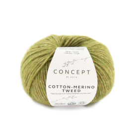 Katia Cotton-Merino Tweed 502 - Groen