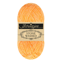 Scheepjes Stone Washed 842 - Orange Calcite