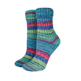 Rellana Jubilee Socks 1760 - Groen-oker-messing