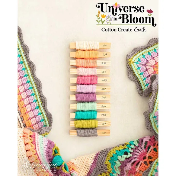 Scheepjes CAL2025 kit Cotton Create - Earth