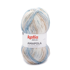 Katia Amapola 203 - Beige-Blauw