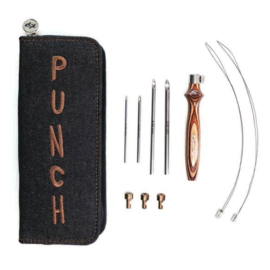 KnitPro Punch needle set Earthy Wood