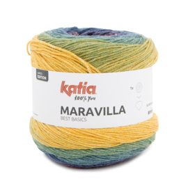 Katia Maravilla 503 - Fuchsia-Nacht blauw-Groen