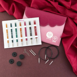 KnitPro Dreamz verwisselbare breipunten 13cm set Midi