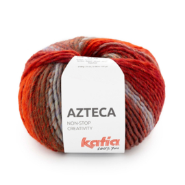 Katia Azteca 7897 Rood-Oranje-Kaki