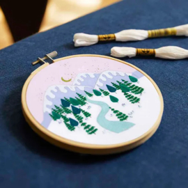 DMC Borduurkit Winter landscape