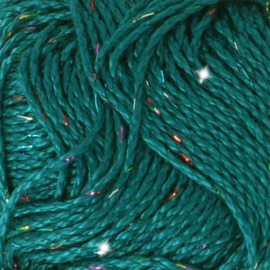 Scheepjes Catona Shine - 401 Dark Teal - Rainbow
